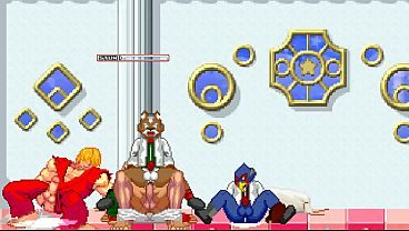 MUGEN: Ryu & Ken Masters VS Fox McCloud & Falco Lombardi
