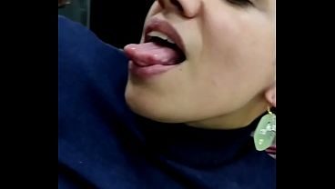 Quickie! Cum on her favorite chocolate!