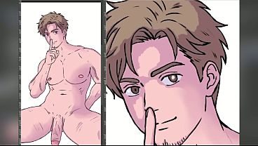 Drawing Adult Hirose Nude Shush Pose with Massive Dick (Go For It, Nakamura-kun!! inspired)