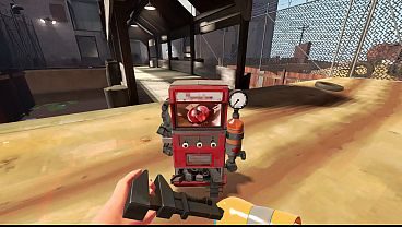 Team Fortress 2: Animated Fempyro Dispenser Screen