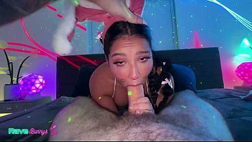 Anais Amor Shows Up In Crotchless Thong And Leaves Completely Soaked!