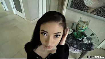 She gets fucked by her step dad