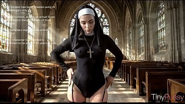 I took this skinny fucking nun right in the church [AI]