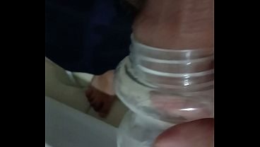 Na garrafa