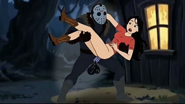 Crazy Fucking at Camp Crystal Lake. "Friday the 13th" Porn Parody Cartoon