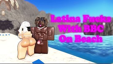 Latina Baddie Gets DESTROYED By BBC On Beach (ROBLOX)