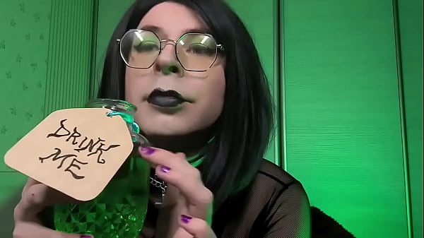 SFW / ASMR / Soft Tease - MadAlice Drink Me Bottle "Greens"