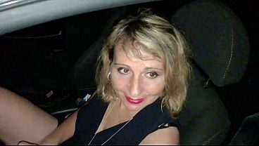 My Wife Luna: car sex preview - Night parking lot adventure