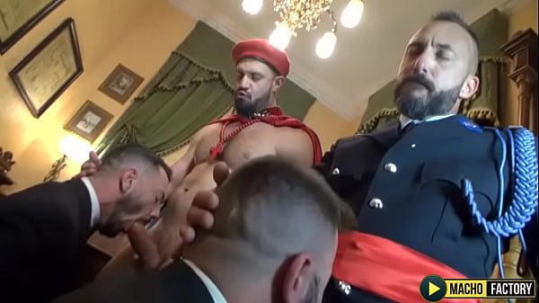 MachoFactory: Andy Onasis Feasts On Fresh Meat With Xavi Garcia And Other Diplomats