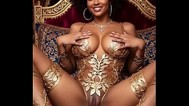 Ai girl in the nude