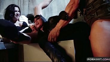 Dark Knight XXX Parody Andy San Dimas & Aiden Ashley vs Derrick Pierce