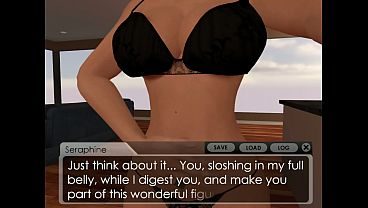 Ask Seraphine to eat you (Willing). The Apartment Visual Novel