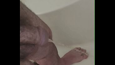 Morning shower pee