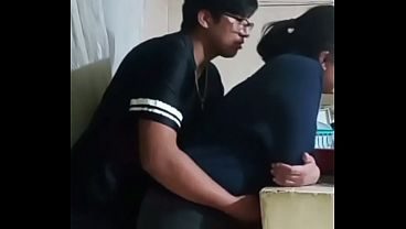 Alone with my maid, my wife almost caught us
