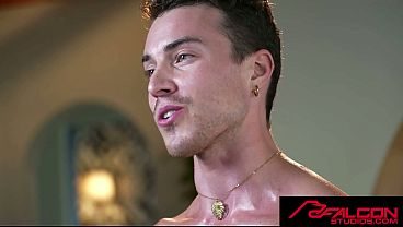 FALCON STUDIOS - Muscle Jock Newbies Smith Sterling & Luca Zae's Falcon Anal Debut