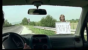 Street s series. Hitchhiking girl in trouble. Amanda Vamp Part 1. Capturing her at the side of the road.
