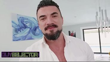 GUY SELECTOR - Your Boss Baxter James Finds You Sniffing His Shorts And Lets You Fuck His Tight Ass Hard