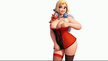 Granny Carmen’s Harley Quinn: A Puddin' Free Sexual Escapade - An AI Animated Adventure