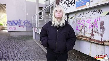 GERMAN SCOUT - Tiny Swiss Teen Lilly Lovemoon 18 Pick Up for real First Time Casting Sex