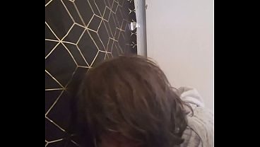 Sucking dicks off at my new gloryhole