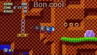 Sonic Mania Speedrun (PC) Green Hill zone Act 1 (33s 69ms)