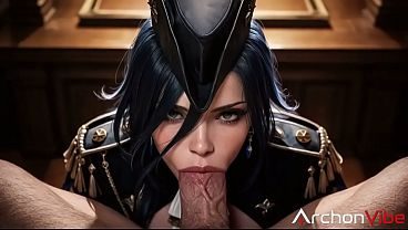 Clorinde lost her first court battle, so she's paying for it with her wet pussy [AI]