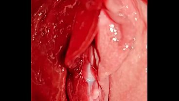 Maturemons, super wet , super wide open and super close up .