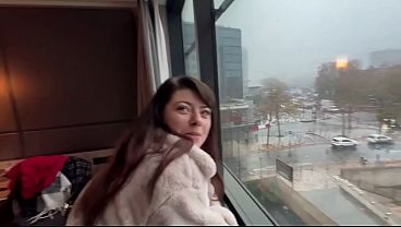 A Beautiful French Girl Gets Fucked In The Snow In Paris !!!