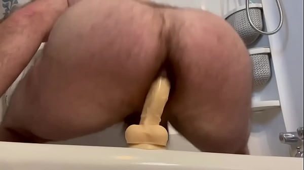 Riding that dildo!