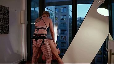 Femboy Pegged Dominated and Destroyed by Strapon Cock | Jaq Quicksilver x Maeby West | queer nonbinary T4T blowjob anal pegging