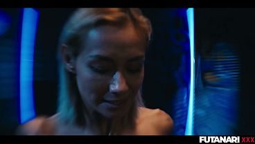 Horny Lesbian Grows Big Cock - Interracial Futanari Lezdom