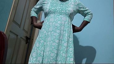 Fucking my Girfriends step-sis wearing blue white colored sharara