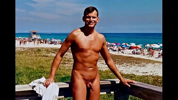 Vintage Naked in Public at Haulover Beach in Miami Beach