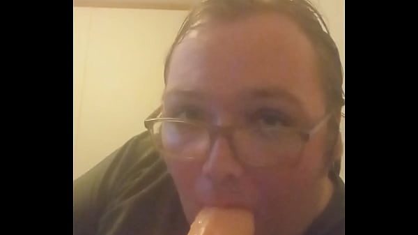 Gagging on my rubber dick