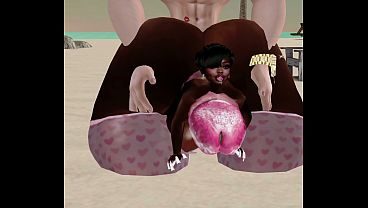 Sexo con nalgona en imvu