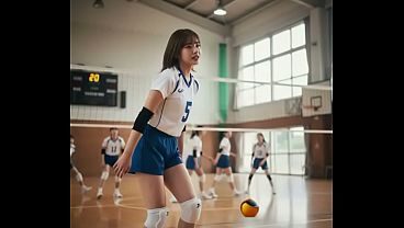 Sayaka at school gym