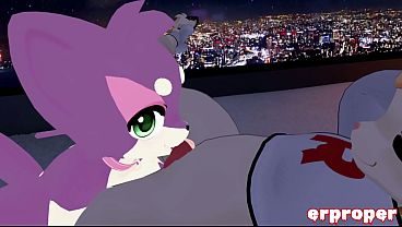 VR Chat Meowth Gets Sucked & Stroked by Purloin
