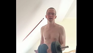 Martyboy working out