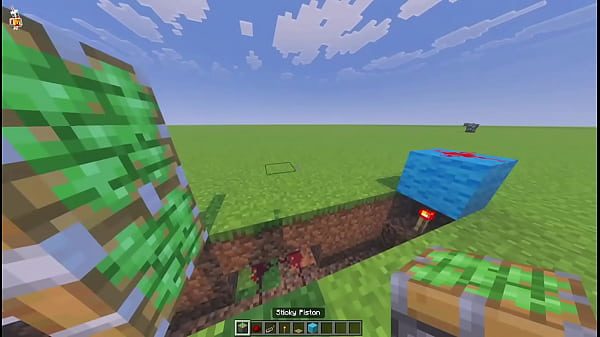how to build 2x2 piston door in minecraft bedrock