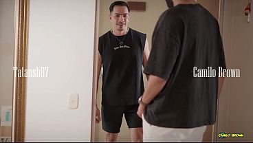 Neighbor Mistake! Shy Guy Deepthroats Huge Cock & Gets Raw Creampie