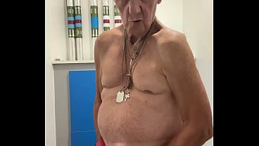 Only a quick strip naked to wank