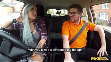 Anal sex and Dildo double penetration with Alexxa Vice - Fake Driving School