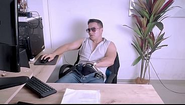 Masturbating in the office and my secretary arrives unexpectedly