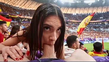 I Fucked a Spanish Cheerleader After Spain Won the World Cup Finals - AI Generated