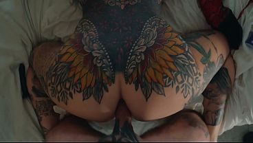 All holes used & covered in cum