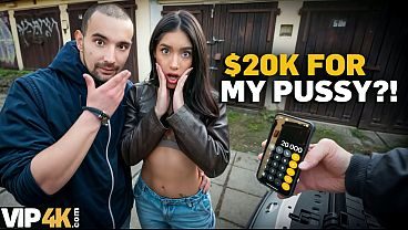 VIP4K. He wanted to buy a car, but instead sold his Girlfriend's Pussy to a Stranger