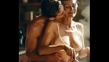 son and step mom romantic moment