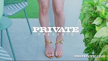 With two dicks inside and two more in her throat, Sophie Weber keeps going