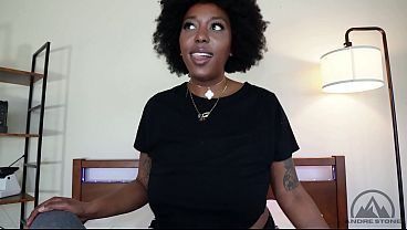 Thick Black Stepsis Dutch Coco Gives You the Sloppy BJ Your Girlfriend Won't