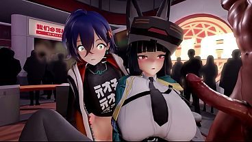 Zenless Zone Zero MMD - Booty Bounce Bitches